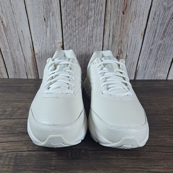 Brooks Addiction Walker 2 White Leather Walking Sneaker Women's Sz 9 EW 2E (NIB) - Picture 2 of 10
